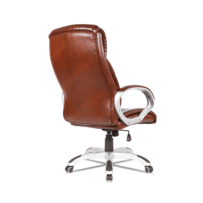 MC-7106 Executive PU Leather Swivel Task Cathedra cum Armrests Lumborum Support