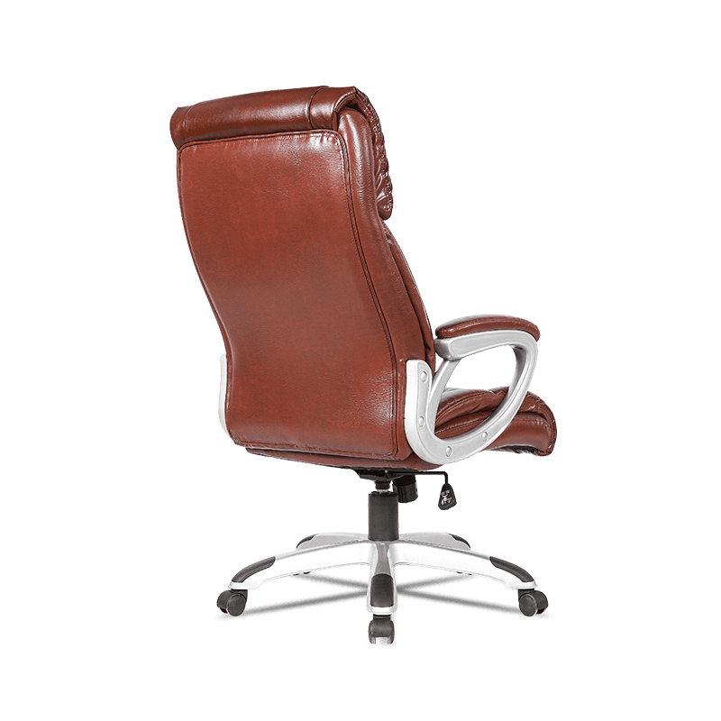 MC-7108 PU Leather + PVC Executive Office Cathedra with Armrests Lumbar Support