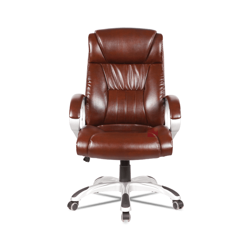 MC-7106 Executive PU Leather Swivel Task Cathedra cum Armrests Lumborum Support